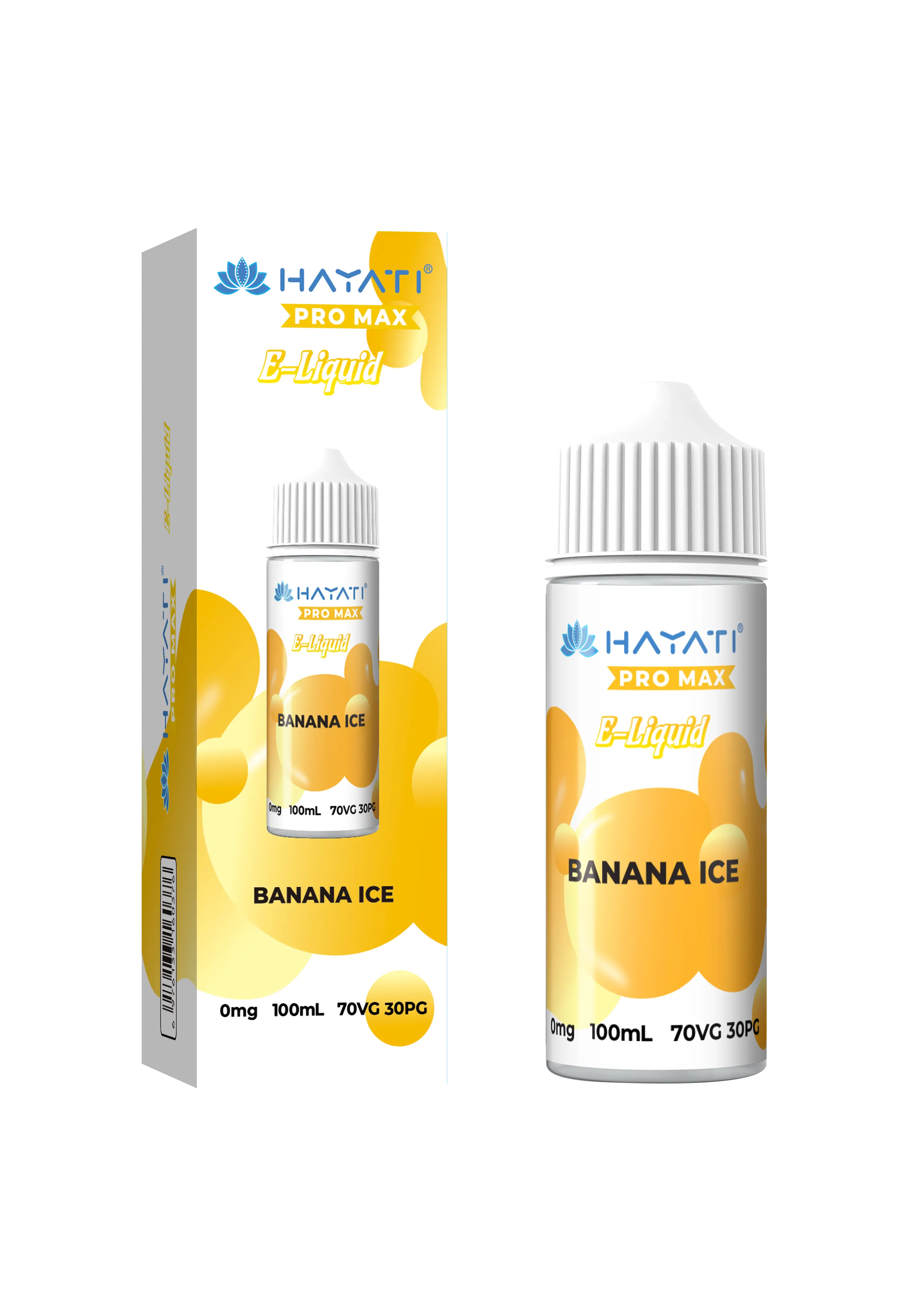 Hayati Pro Max Eliquid 70/30 - Banana Ice - 100ml